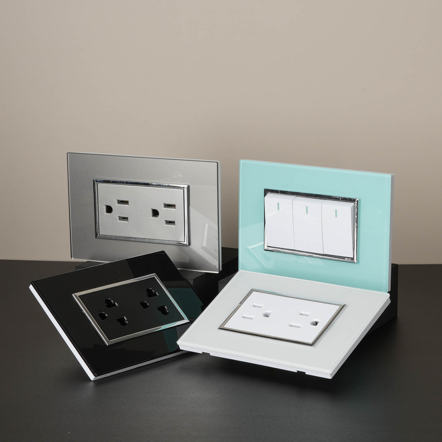 What are the classic color combinations for walls and switches?