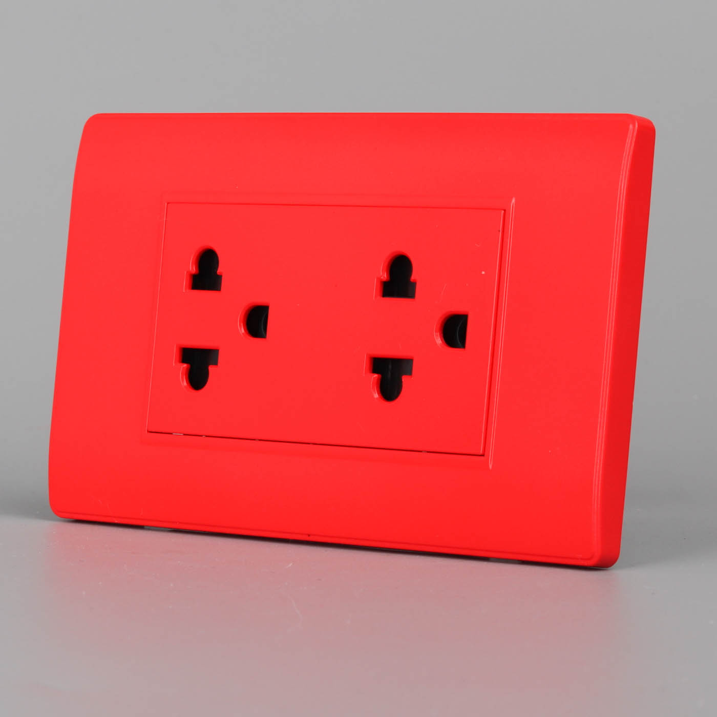 AMERICA DEL SUR, EUROPEO 2p+e us-eu Tomacorriente Duplex Universal Naranja 15/16A outlet socket 220v and 110v